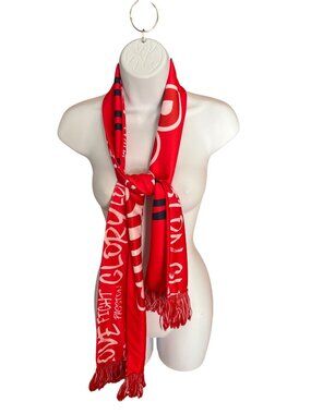 New York Red Bulls Soccer Scarf Red Polyester W/ Fringe 60" Fans & Sports Lovers